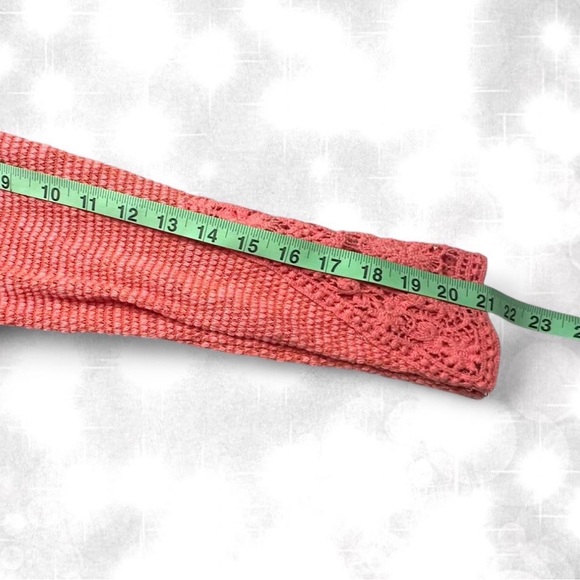 Babydoll Y2K Style Knit Tie Front Shrug - Picture 6 of 7